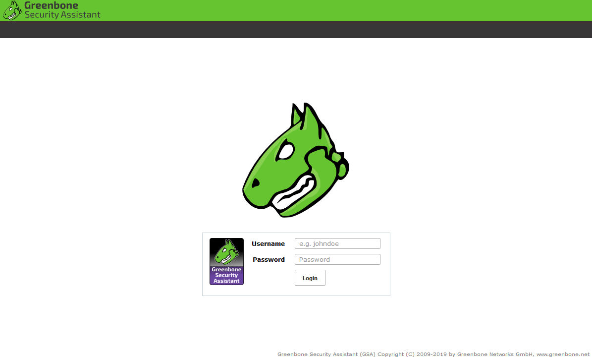 Greenbone Security Assistant-Home